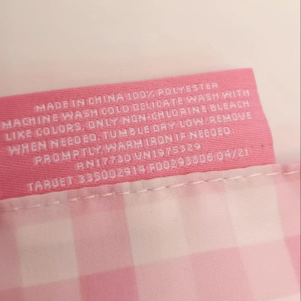 NWT Stoney Clover Lane x Target Reversible Rainbow/Gingham Dog Scarf Bandana